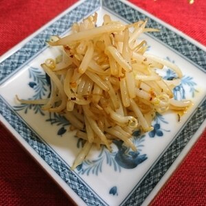 もやしのにんにく醤油炒め